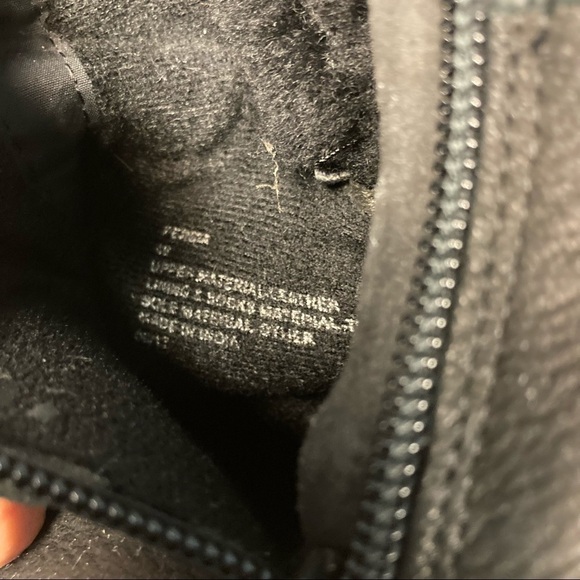 DUNE LONDON Sz 9 Moto  Style Faux Fur Lined With Straps Ankle Booties - Picture 9 of 9